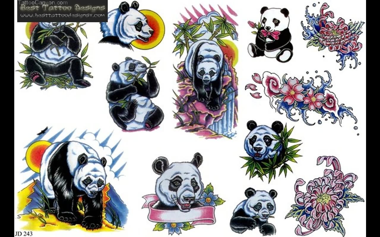 4 Panda Tattoo Design Ideas