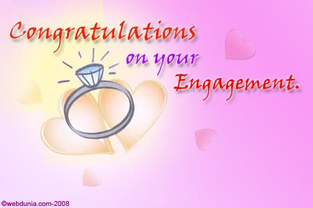 Congratulations On Your Engagement Card