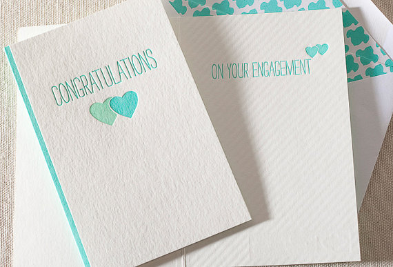 Congratulations On Your Engagement Card