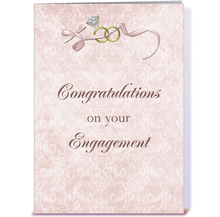 Congratulations On Your Engagement Greeting Ecard Picture
