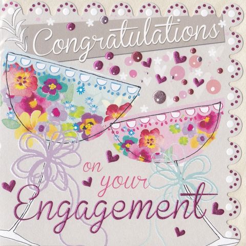 Congratulations On Your Engagement Greeting Ecard