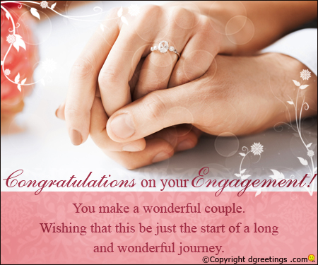 Congratulations On Your Engagement Wishes Picture