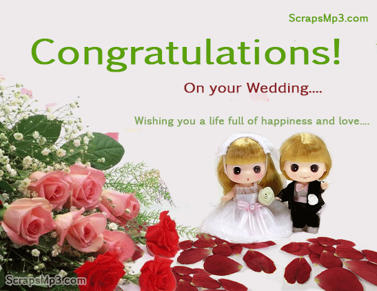 Congratulations On Your Wedding Wishing You A Life Full Of Happiness And Love