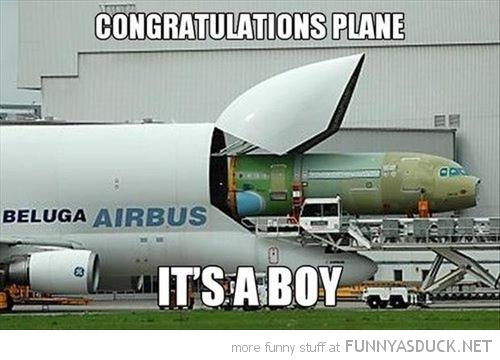Congratulations Plane It’s A Boy Funny Plane Meme