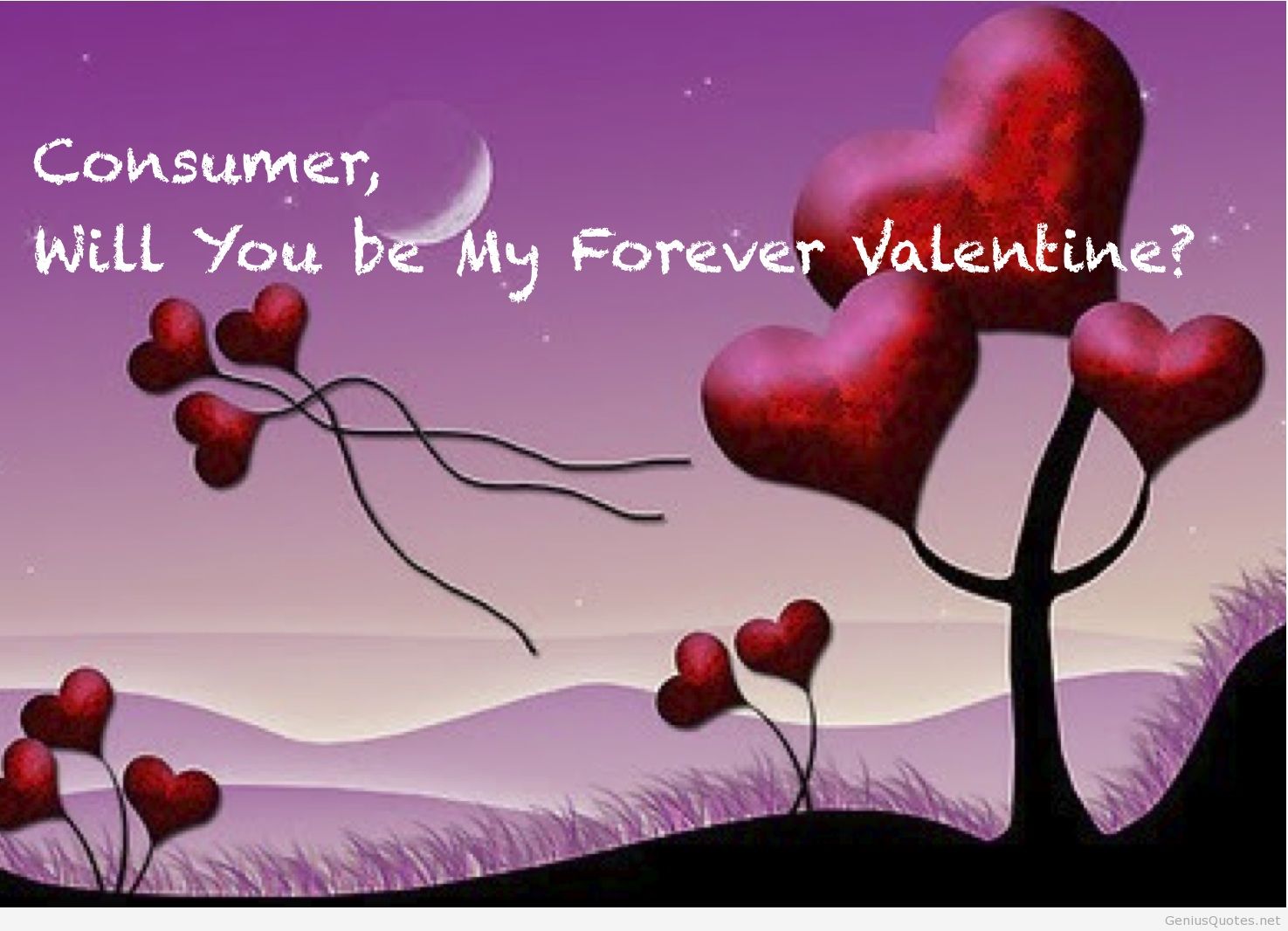 Consumer Will You Be My Forever Valentine