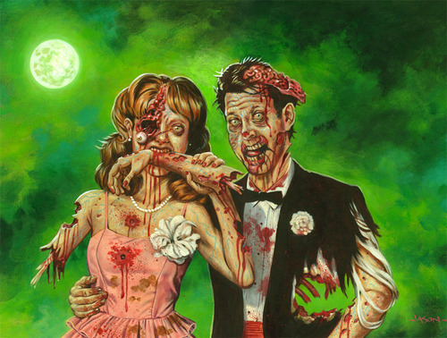 Couple Zombie Funny Animated Image