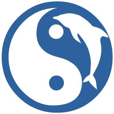 Dolphin In Yin Yang Tattoo Design