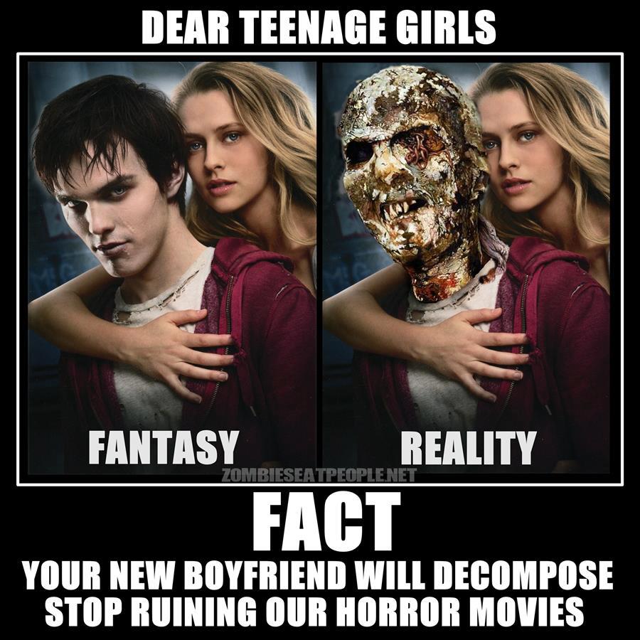 Fantasy And Reality Zombie Funny Meme