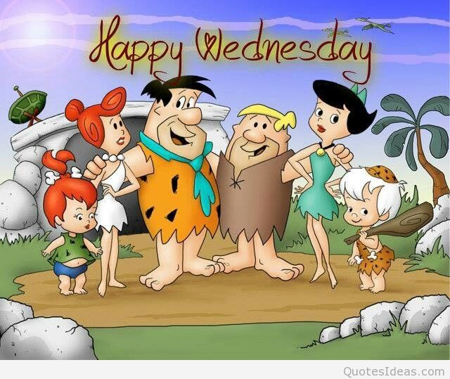 Flintstones Family Wishes You Happy Wednesday