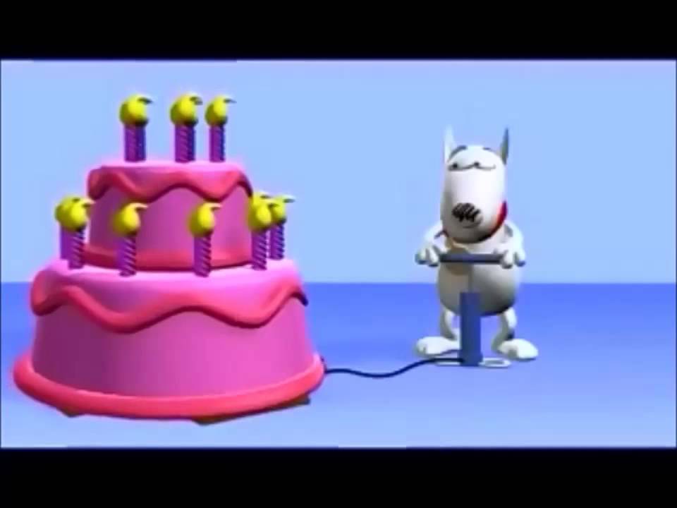 Funny Birthday Cake And Animal Animated Image