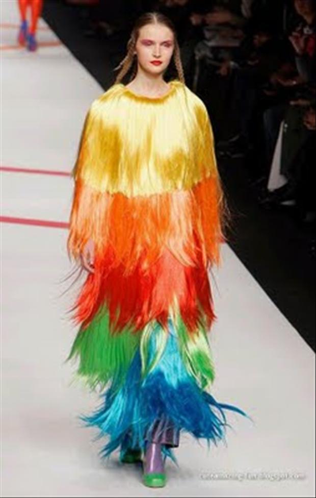 Funny Colorful Dress Fashion
