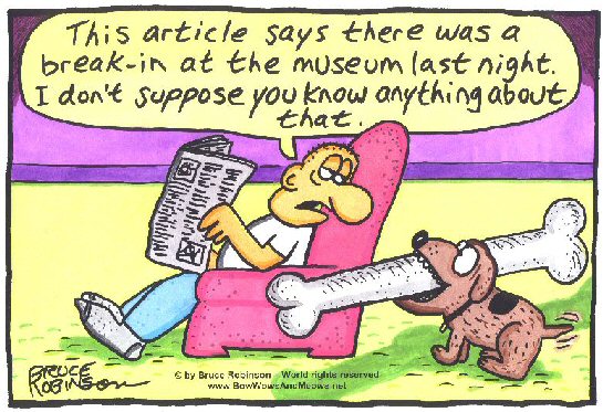 Funny Dog Cartoon Image