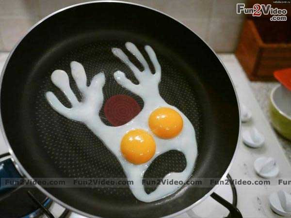 Funny Egg In Fry Pan