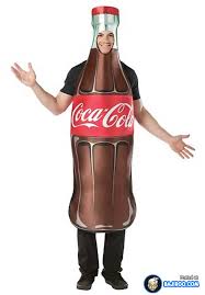 Funny Man Coca Cola Printing Dress