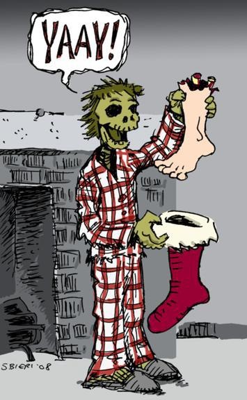 Funny Zombie Cartoon Picture