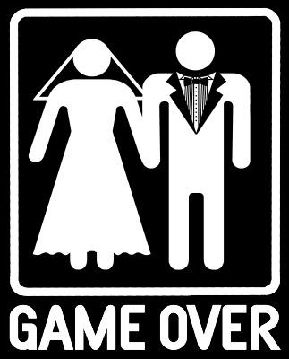 Game Over Funny Wedding Joke Picture