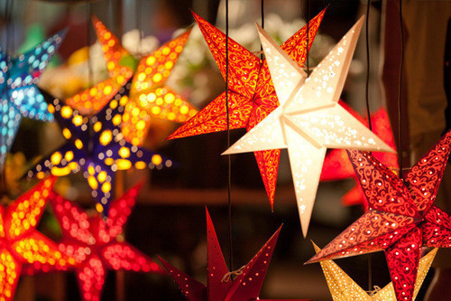 Hanging Star Lighting Lamps Christmas Decoration Ideas