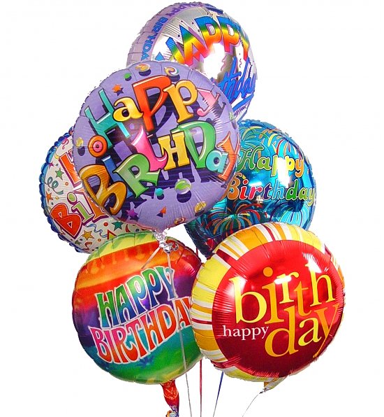 Happy Birthday Balloons Bouquet
