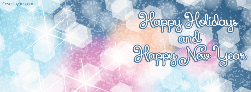 Happy Holidays And Happy New Year Facebook Cover Picture