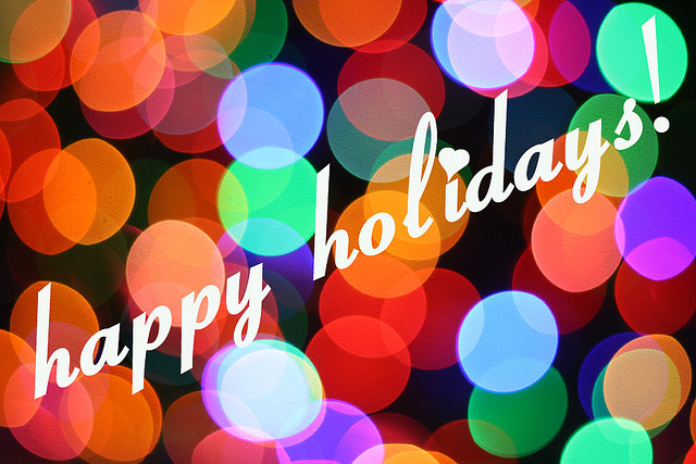 Happy Holidays Colorful Background Picture