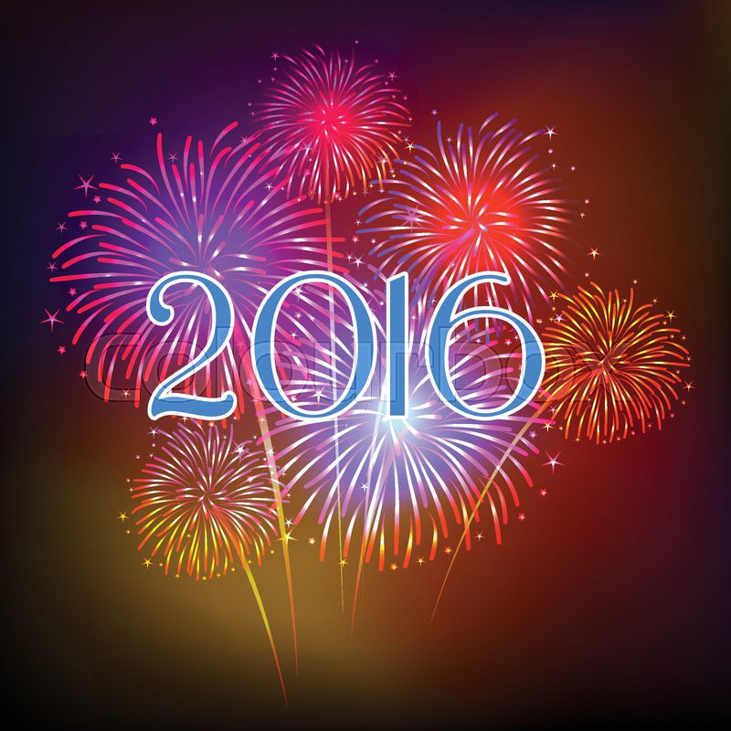 Happy New Year 2016 Fireworks Photo