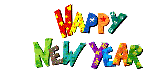 Happy New Year Colorful Clipart