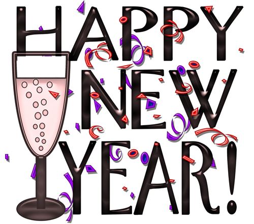 Happy New Year Confetti Clipart