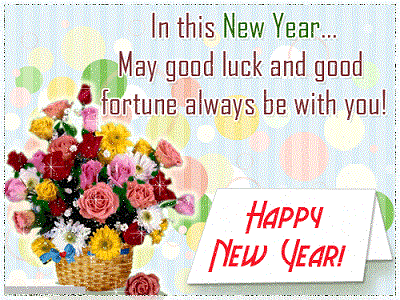 Happy New Year Wishes Greeting Card