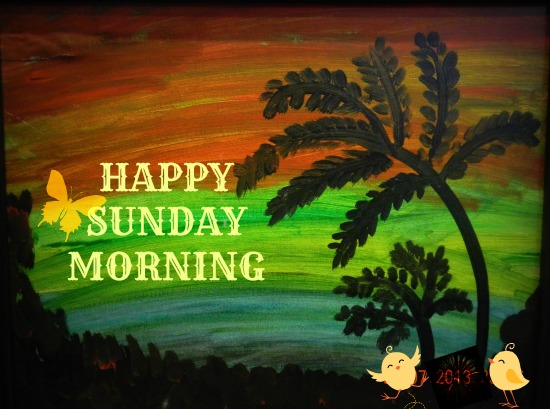 Happy Sunday Morning Painting Picture