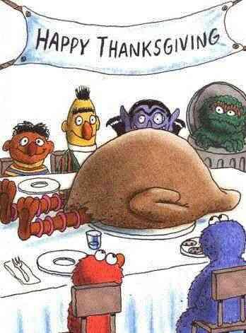 Happy Thanksgiving Funny Cartoon Picture