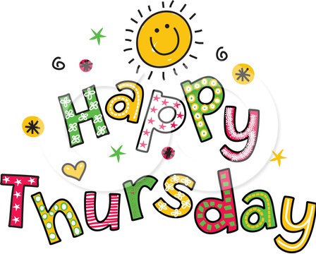 Happy Thursday Colorful Clipart