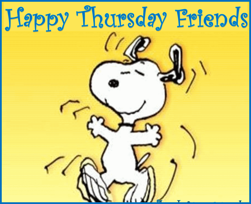 Happy Thursday Friends Snoopy Picture