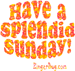 Have A Splendid Sunday Glitter