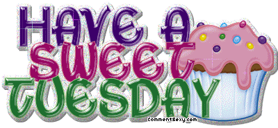 Have A Sweet Tuesday Cupcake Glitter