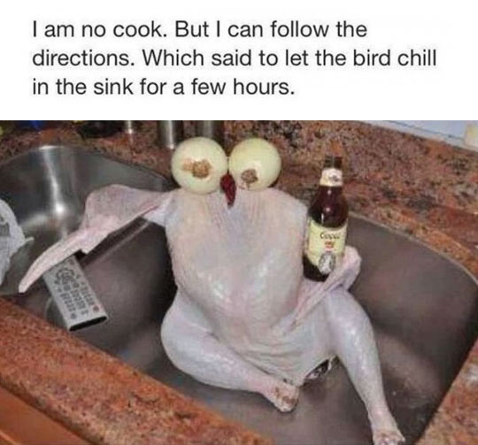 I Am No Cook Funny Thanksgiving Meme