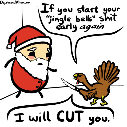 I Will Cut You Funny Thanksgiving Meme