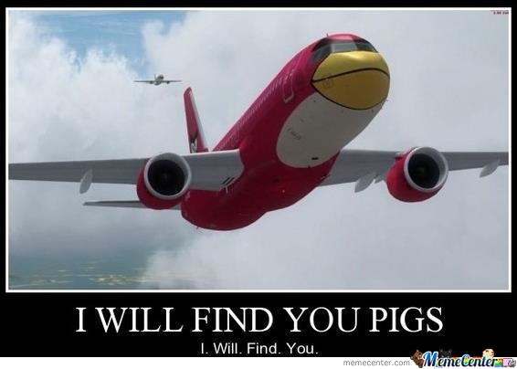 I Will Find You Funny Plane Poster