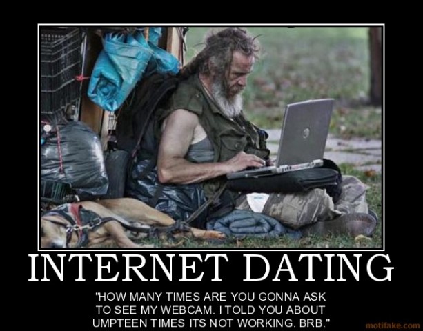 Internet Dating Funny Technology Poster