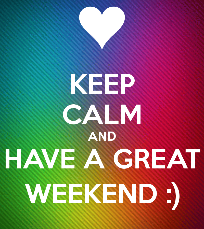 Keep Calm And Have A Great Weekend Picture For Facebook