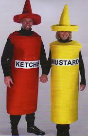Ketchup And Mustard Funny Couple Dress