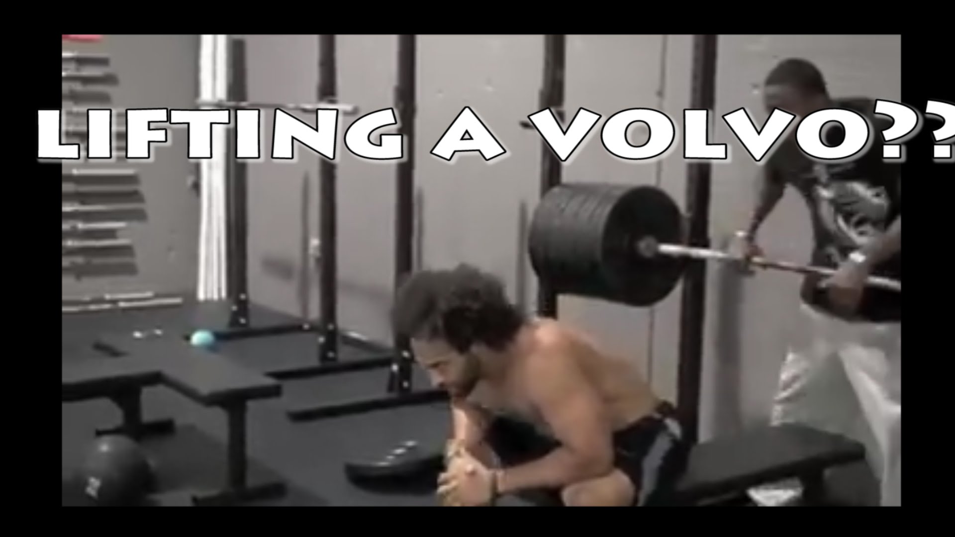 Lifting A Volvo Funny Exercise Image