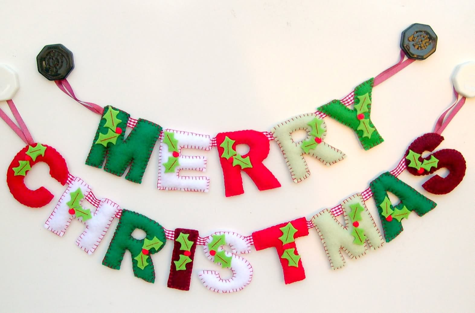 Merry Christmas Colorful Banner