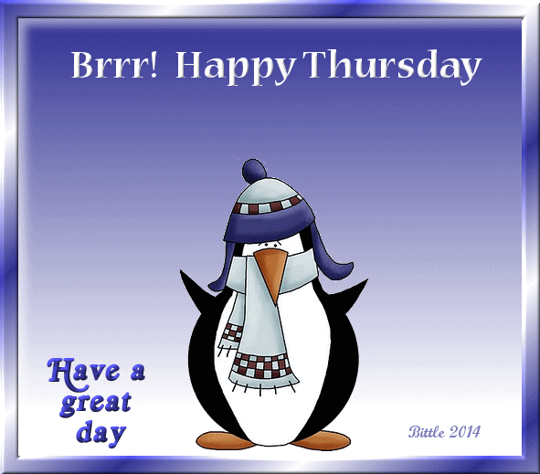 Penguin Wishes You Happy Thursday Have A Great Day
