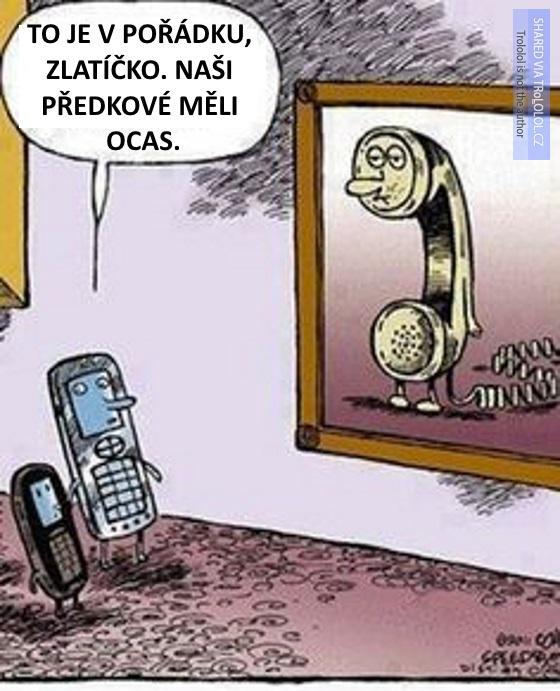 Phone Evolution Funny Cartoon