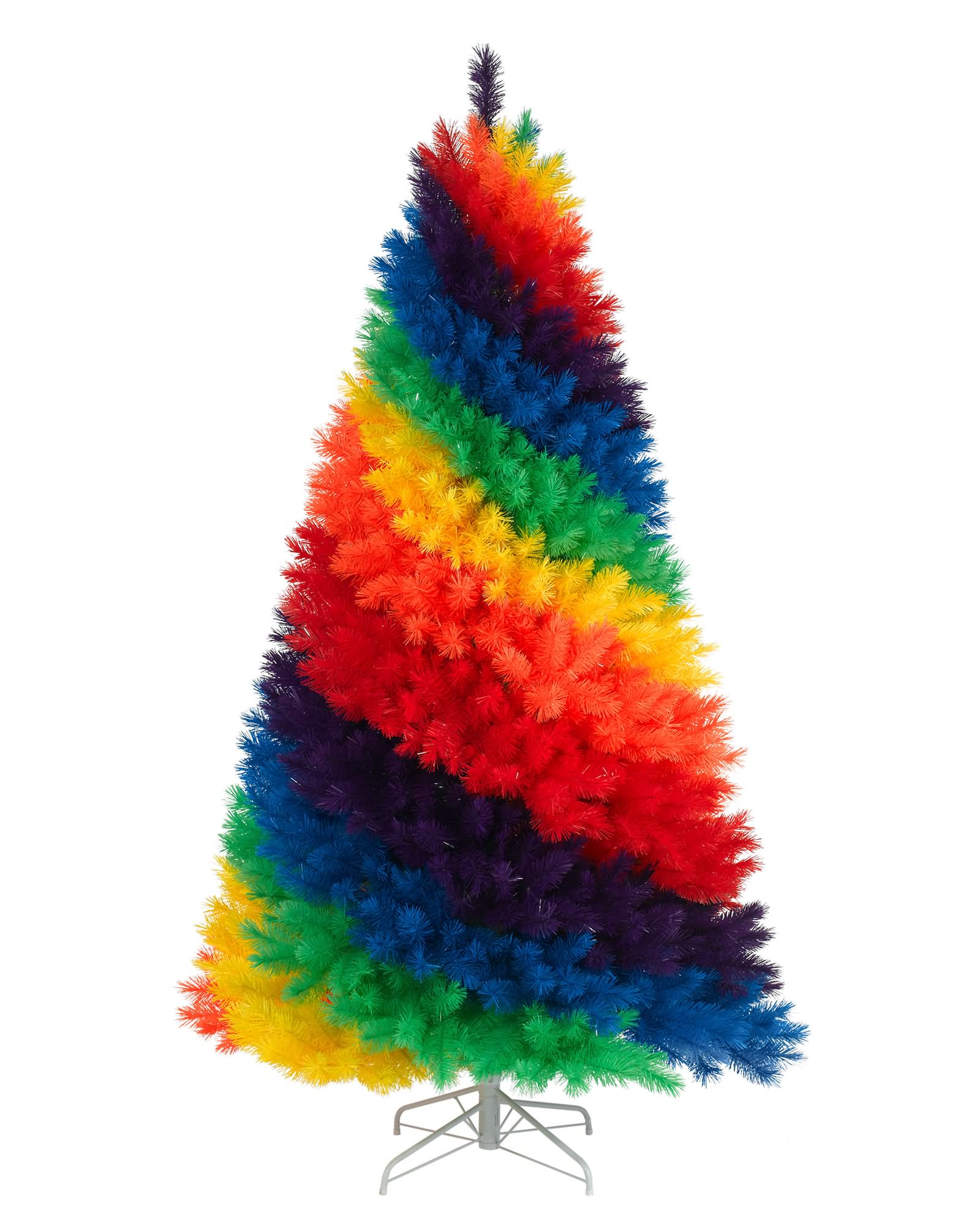 Rainbow Christmas Tree Picture