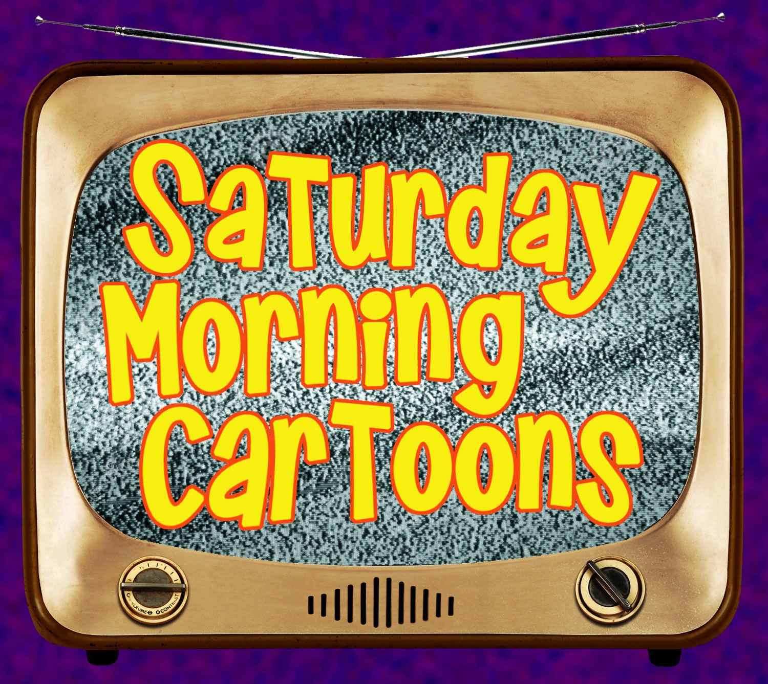 Saturday Morning Cartoons On TV Screen Picture