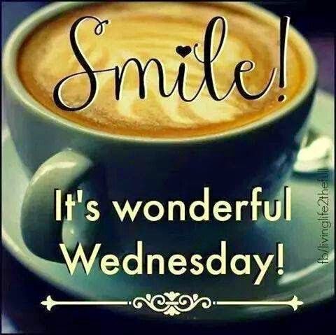 Smile It's Wonderful Wednesday Tea Cup Picture