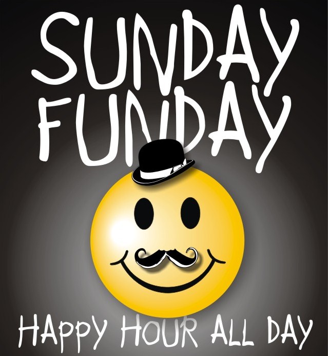 Sunday Funday Happy Hour All Smiley Picture