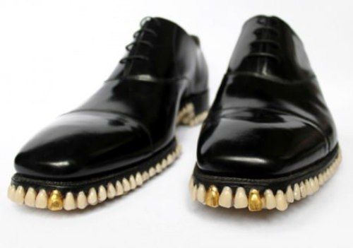 Teeth Shape Funny Footwear