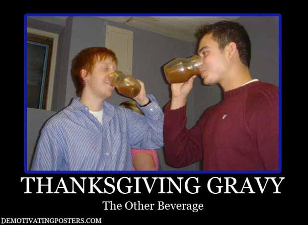 Thanksgiving Gravy Funny Poster